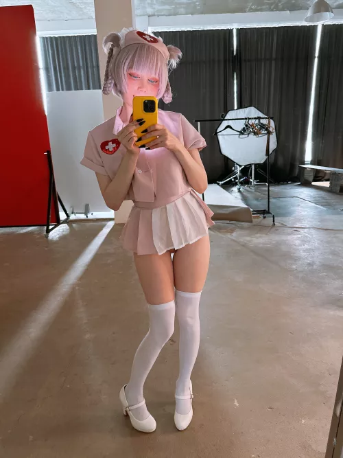 I'm your nurse tonight, I'll keep an eye on you at night 😘