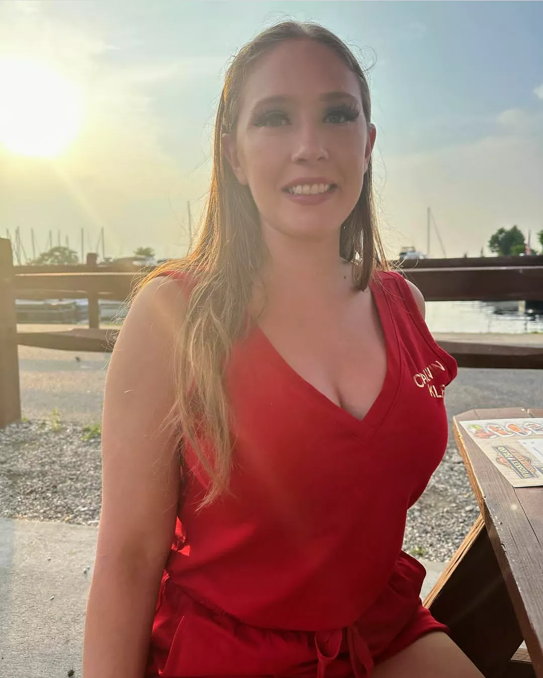 Kagney's beauty complete the view