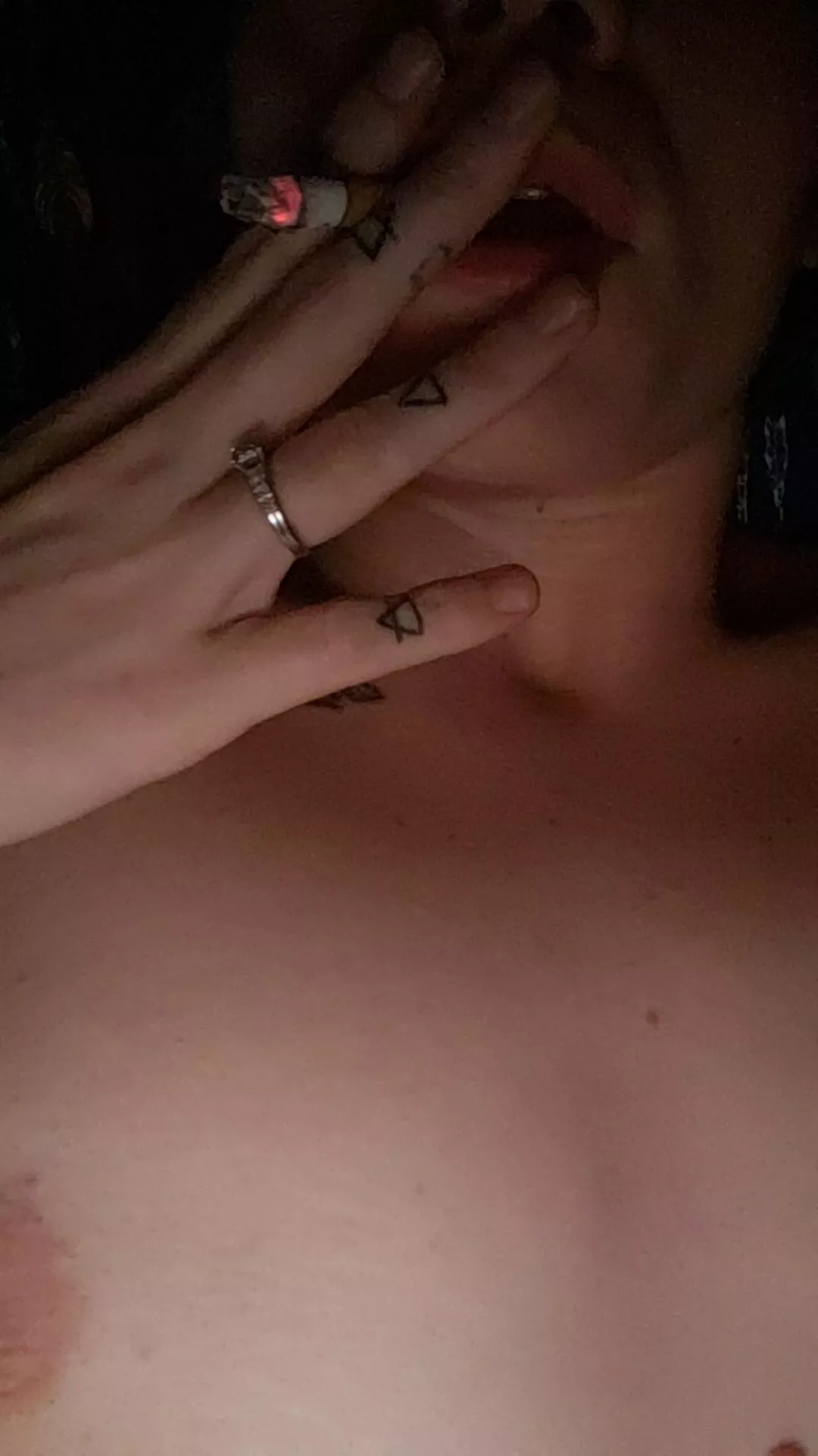 Late night smokes turn into chainsmoke real fast. 😂😂