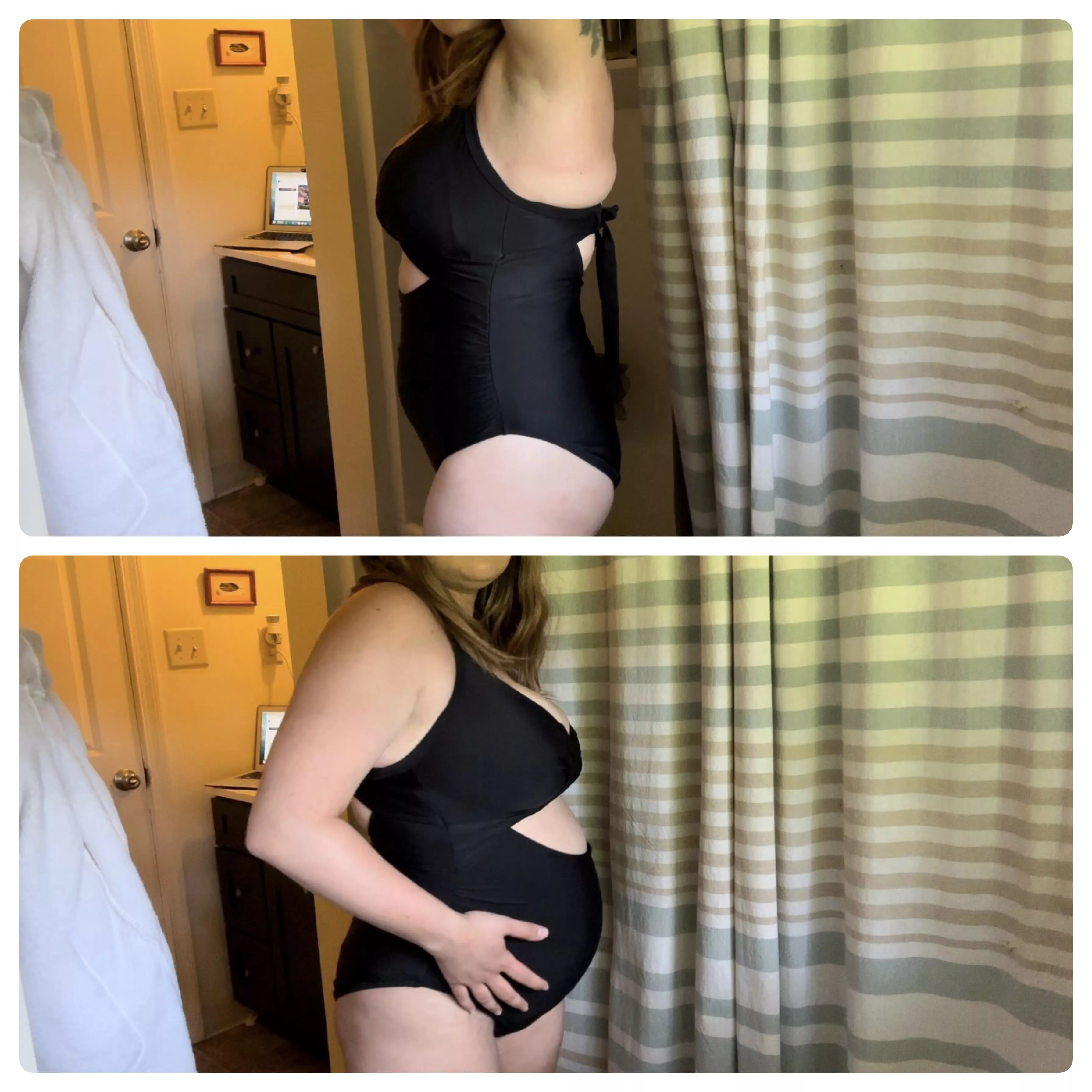 Legit took 1 hour to deflate all of this water...🤰🏻🤰🏻🤰🏻