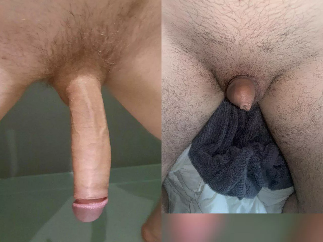 Me(left) vs. u/RiseNo3023 compared hard 😁 Are we even the same species?