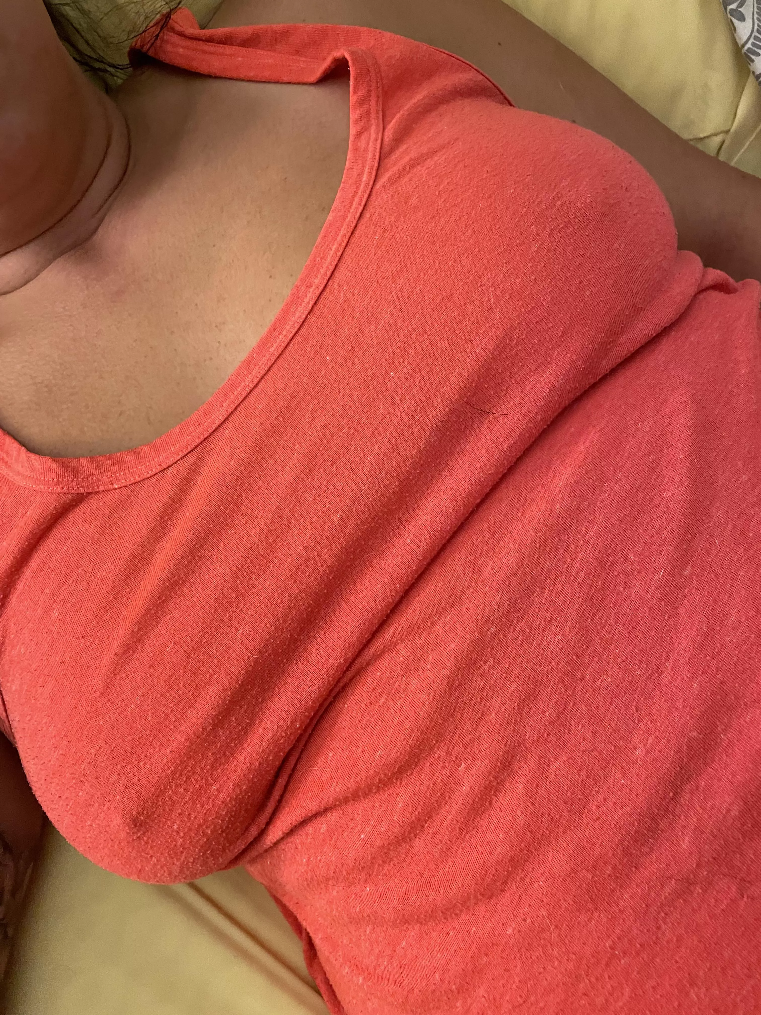 Relaxing with friends. Think they noticed?