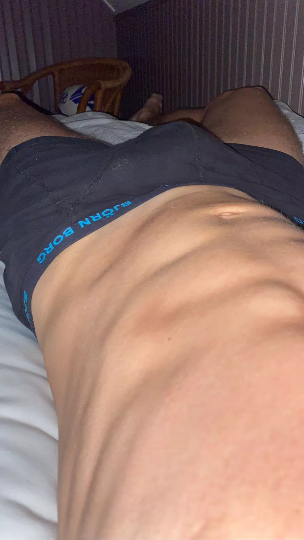Some abs and some cock outline
