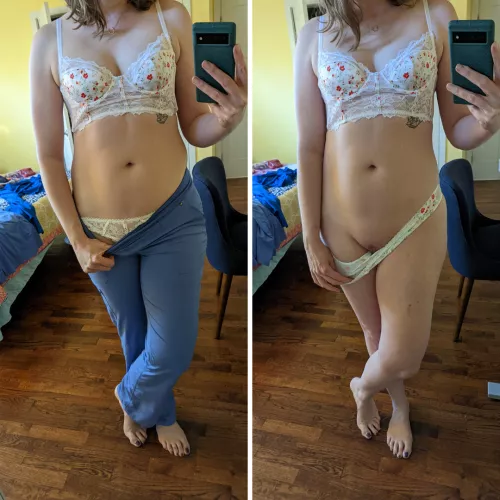 This floral is a bit different for me. Not sure if I like it.