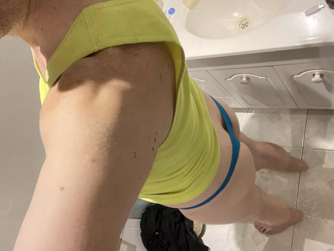 Thong after a shower