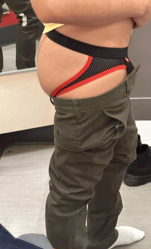 Wearing it in public makes me so horny