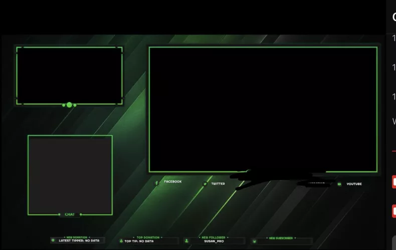 when i use my overlay and stream with twitch studio it doesn’t show my screen. there’s a black box where i think my gameplay is supposed to be showing. how do i make the black box show my gameplay? that is how it looks to my stream