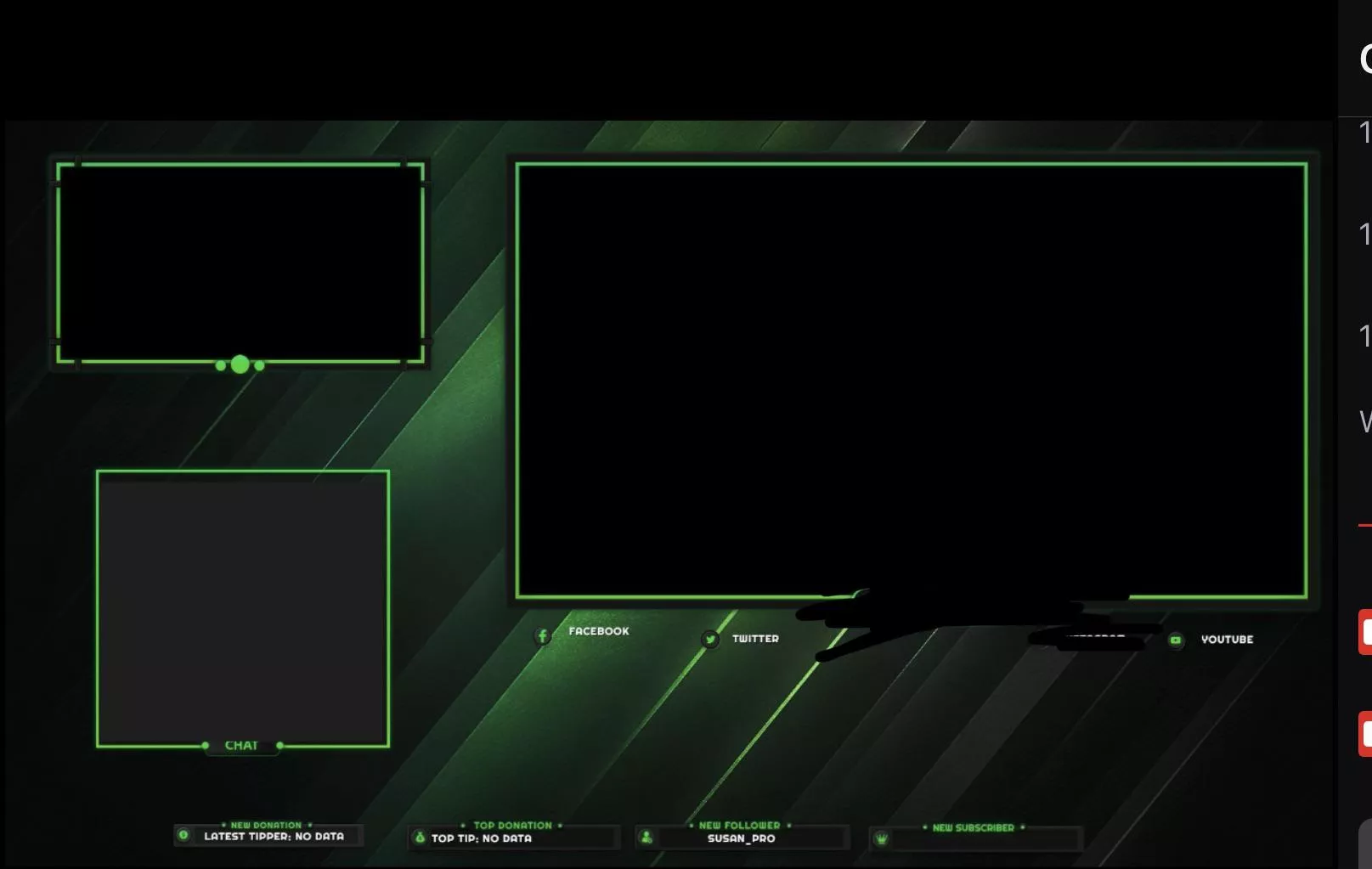 when i use my overlay and stream with twitch studio it doesn’t show my screen. there’s a black box where i think my gameplay is supposed to be showing. how do i make the black box show my gameplay? that is how it looks to my stream
