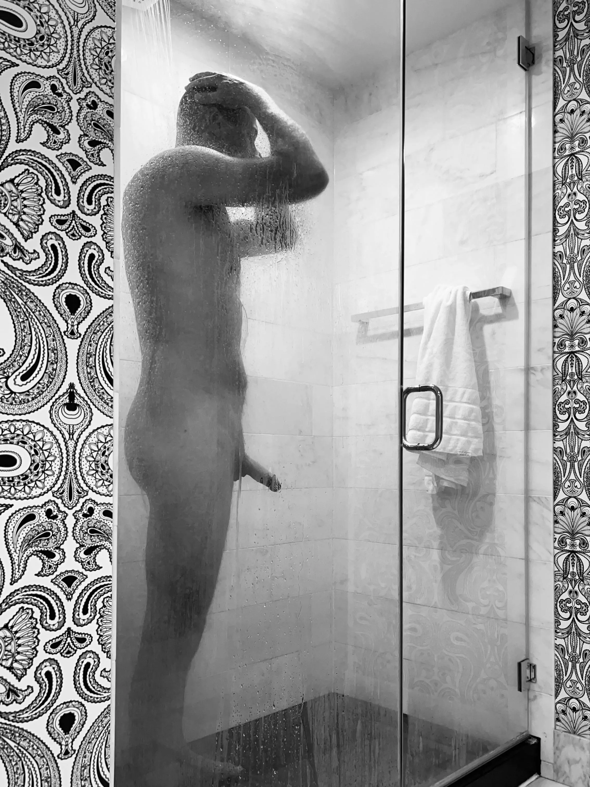 Windy City art deco shower