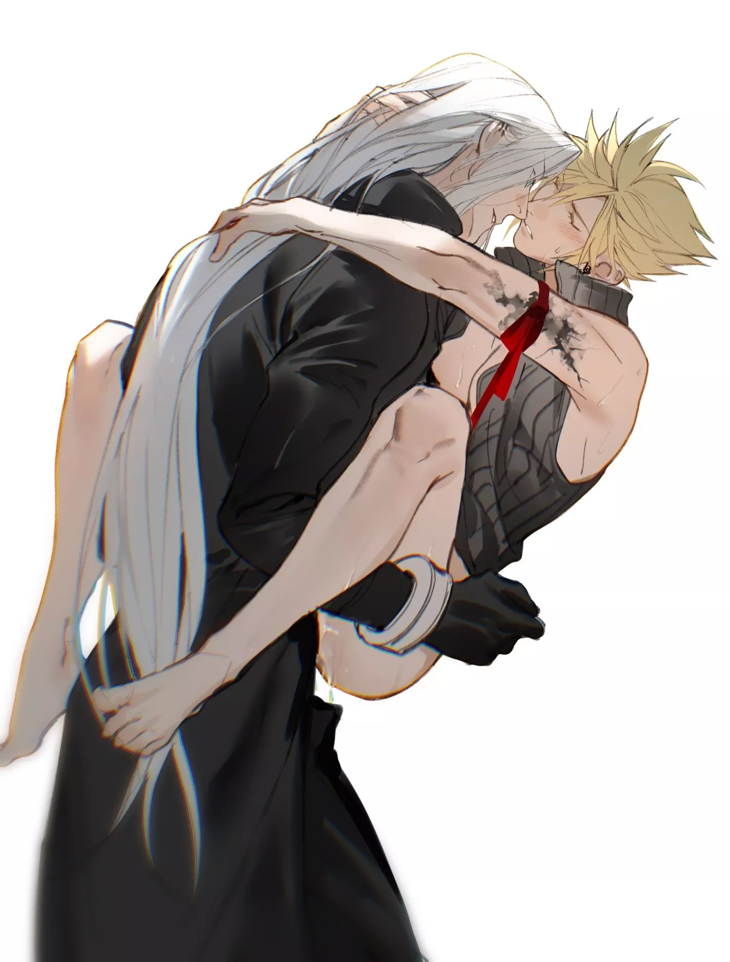 Carried by Sephiroth [Final Fantasy VII]