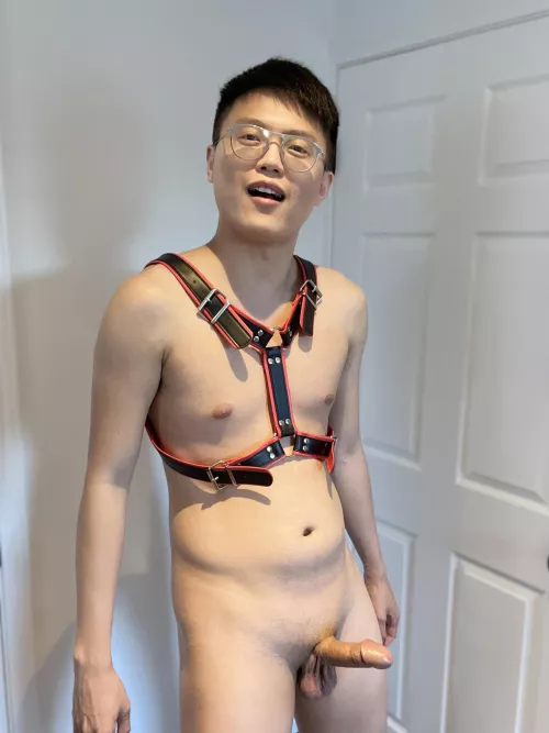 Did I wear it backyards? It doesn’t matter. Cuz my cock is upwards.