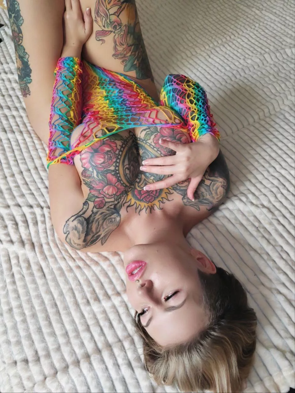 fishnets on or off when we fuck?