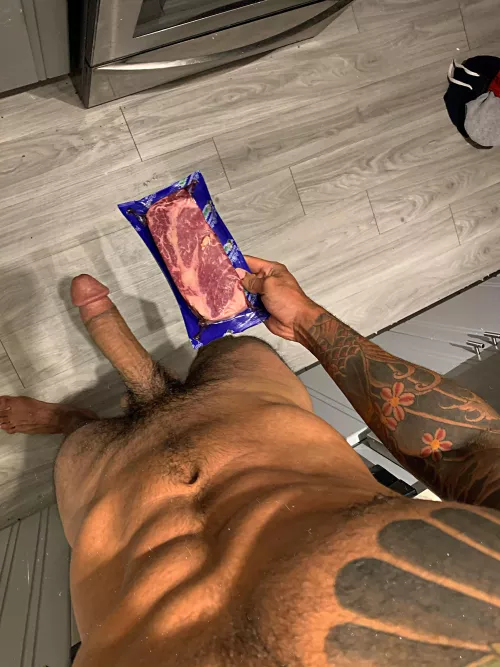 I hope you’re not vegan cause meat is definitely on the menu tonight