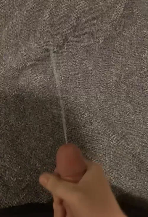 I put down a towel but my cum still painted the fucking wall.. who wants the vid? With sound ;)