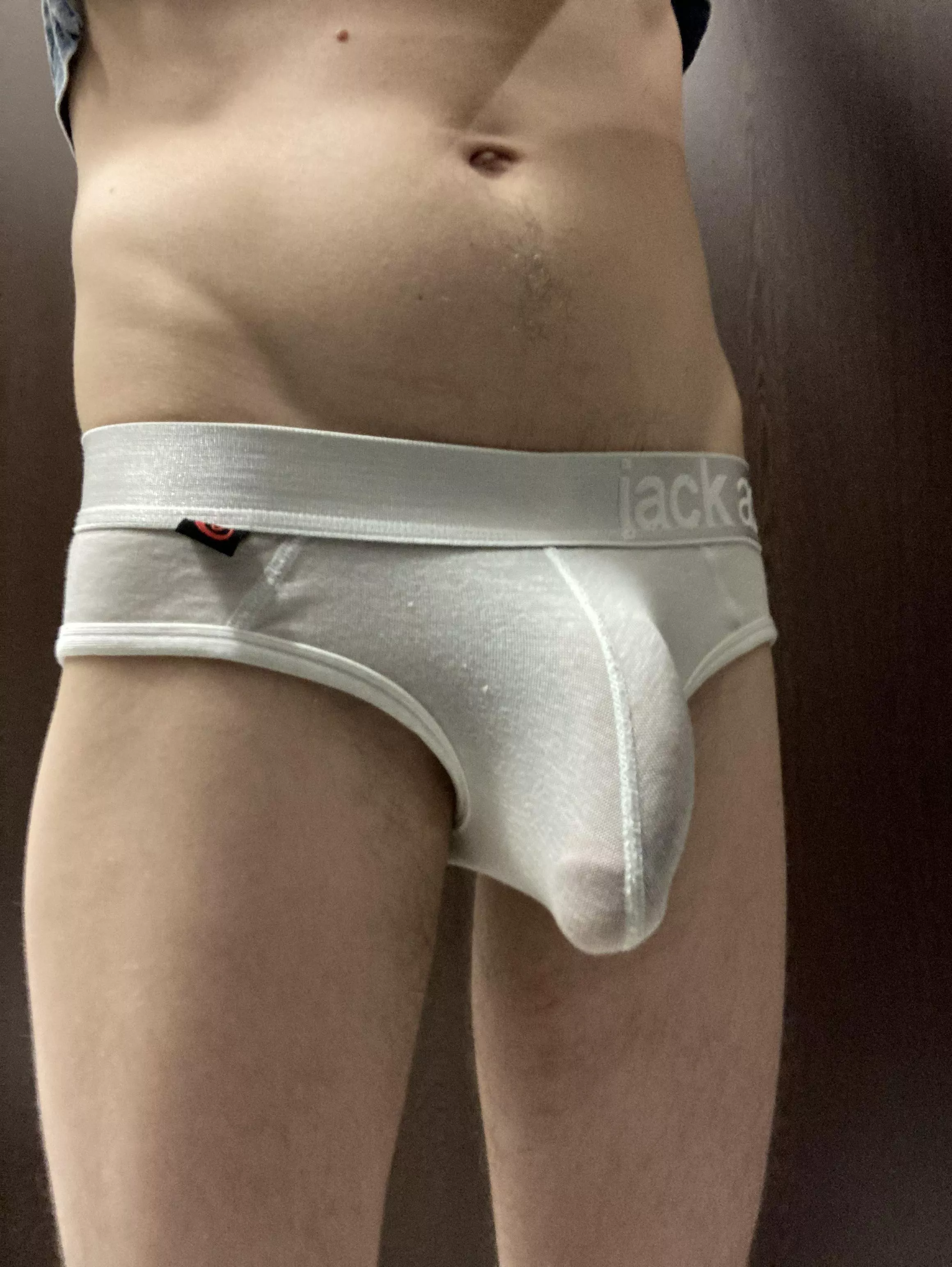 Jack Adams naked fit briefs have a great outline