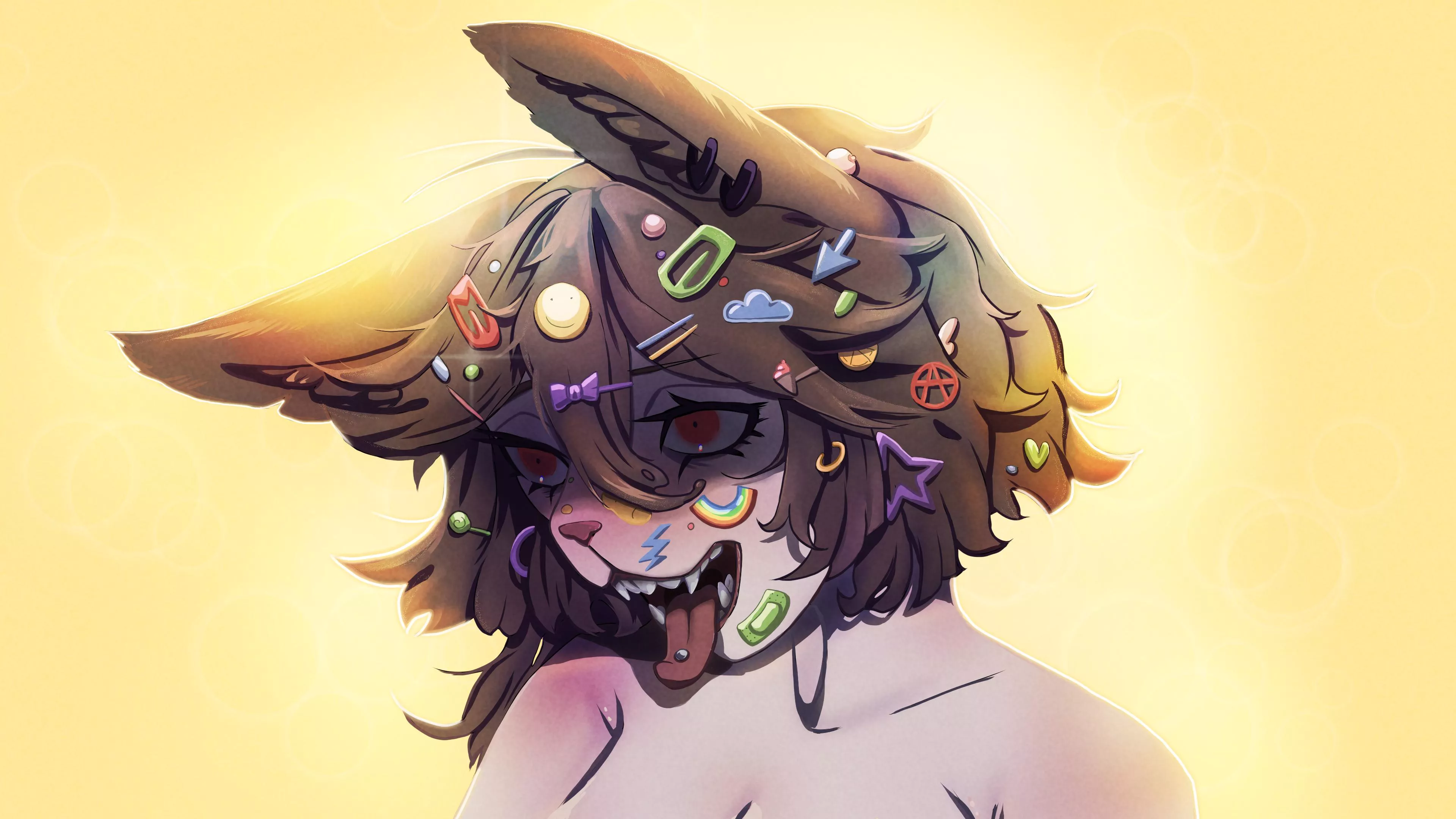 Just art for my fursona (art by me)