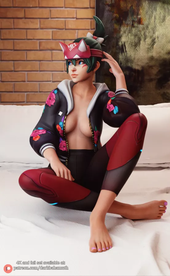 Kiriko is in your bed (Darkbahamuth)