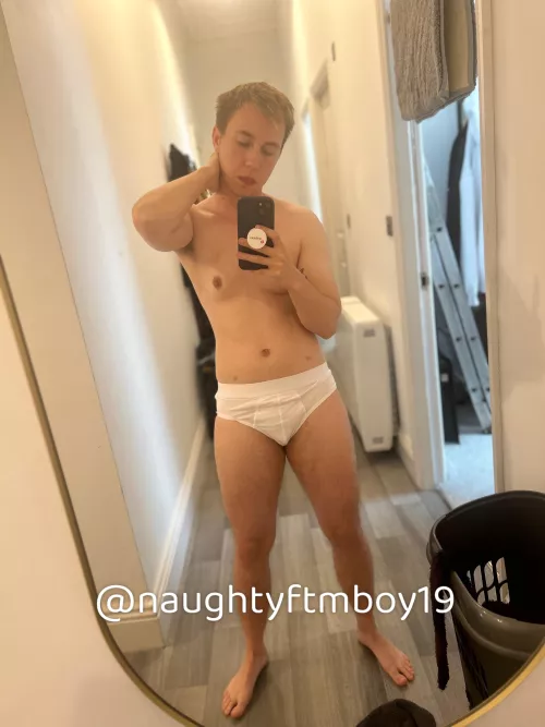 New underwear… felt hot 😈