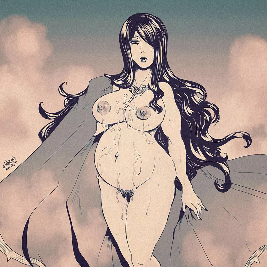 Pregnant Queen Nancy(nouskjp My Works) [Skullgirls]