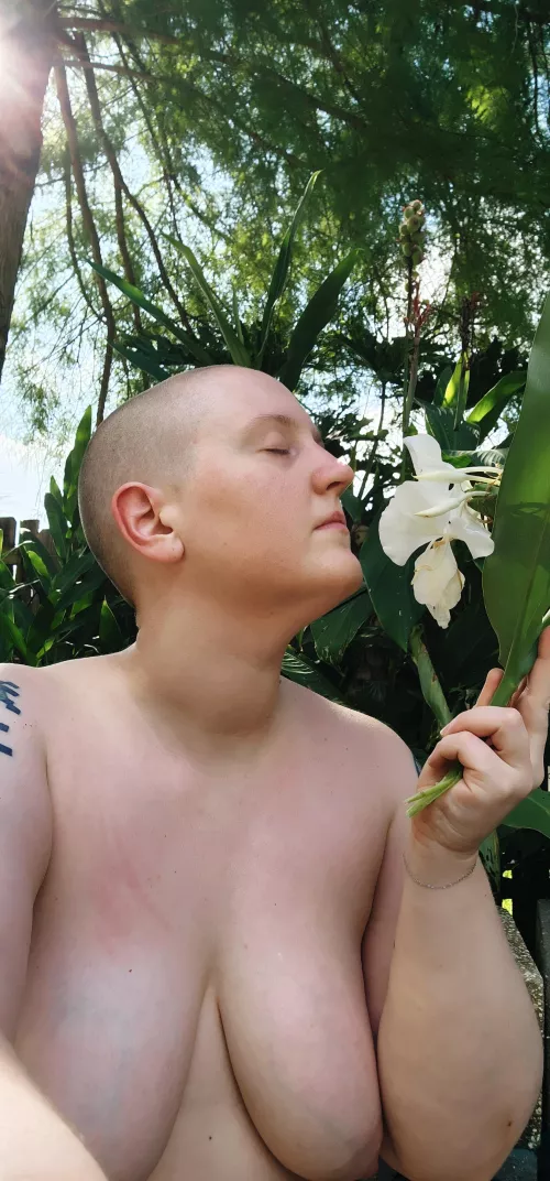 Stop and smell the flowers