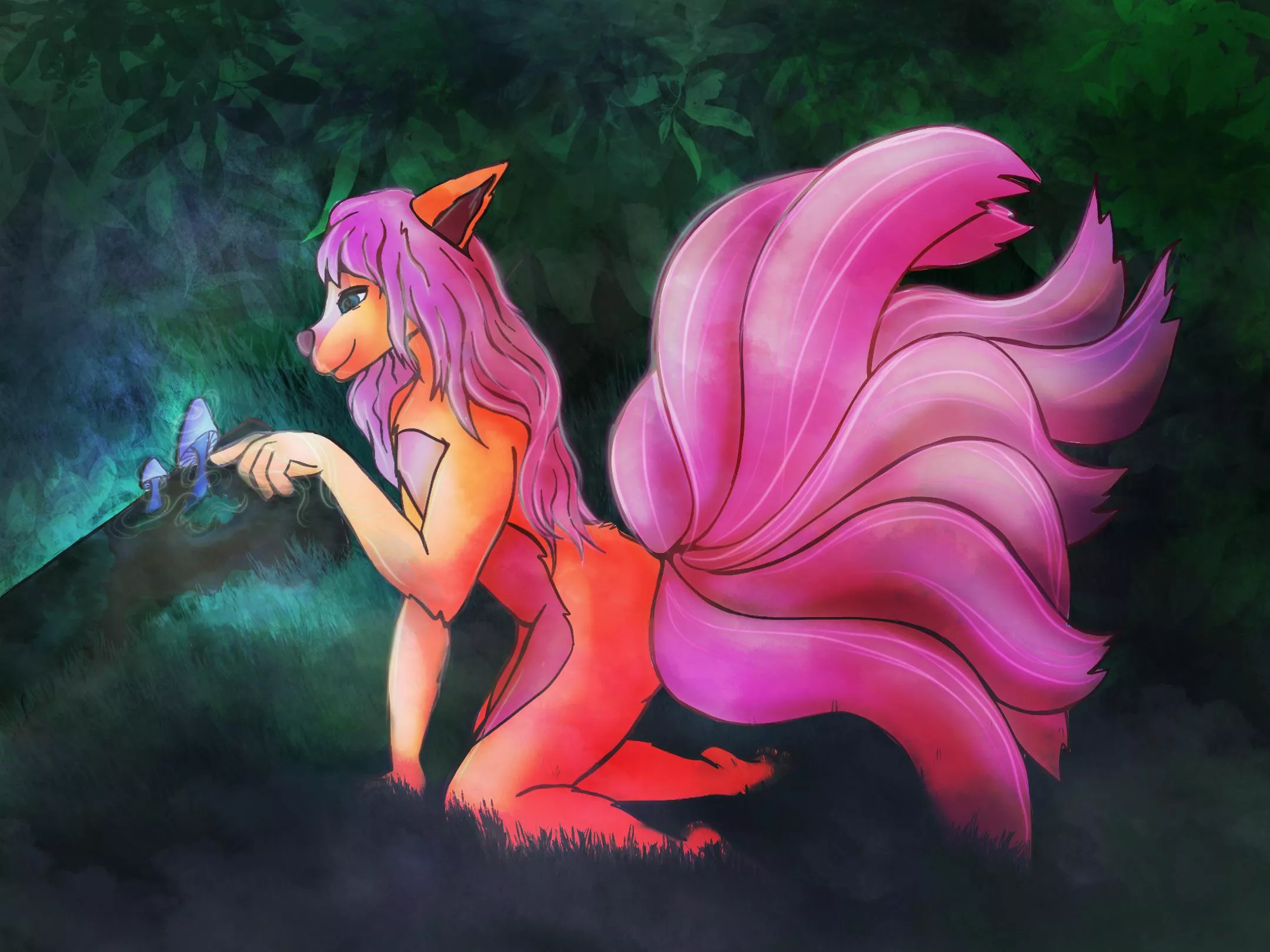 What hides in the forest :3