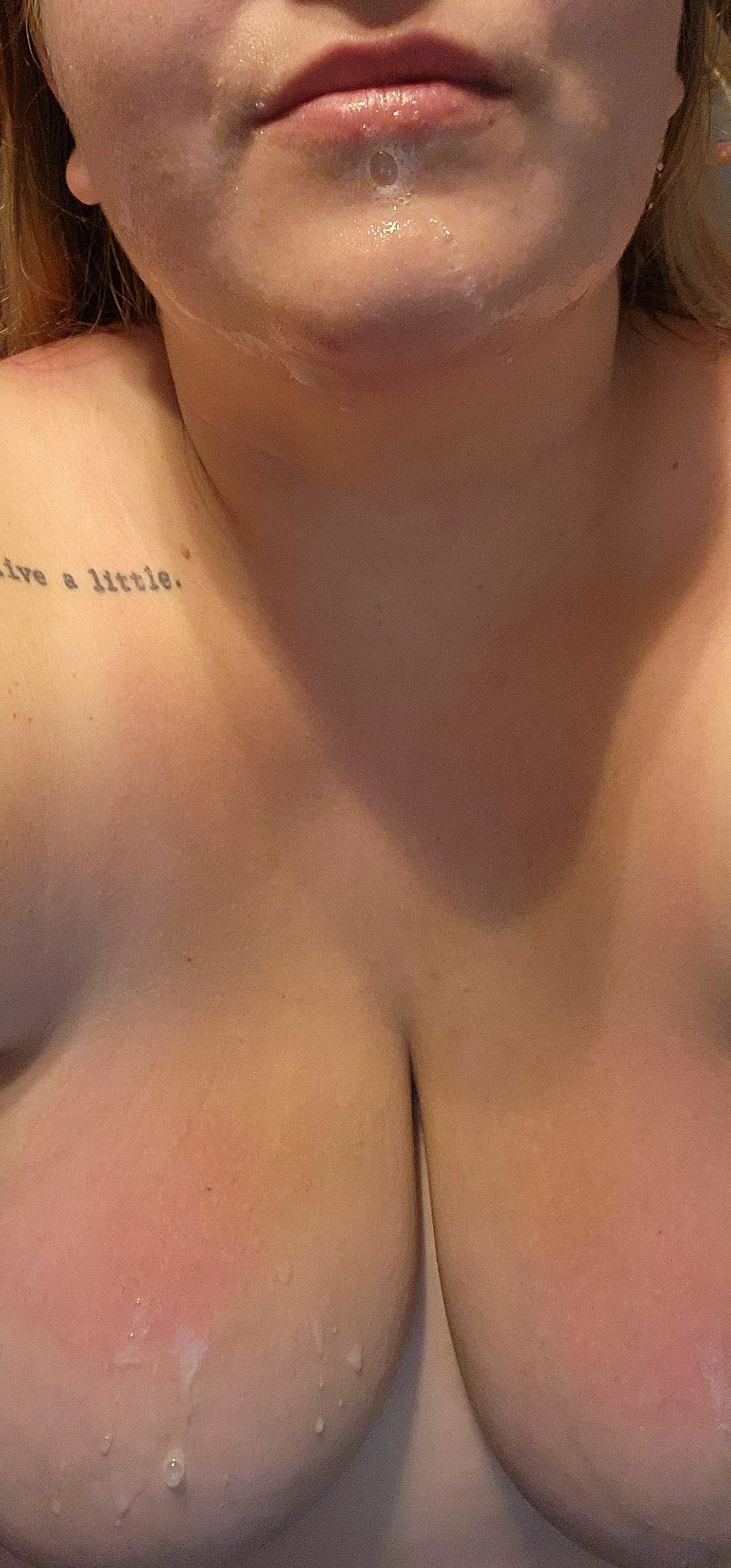 When you're husband comes home from work and you're on your knees waiting