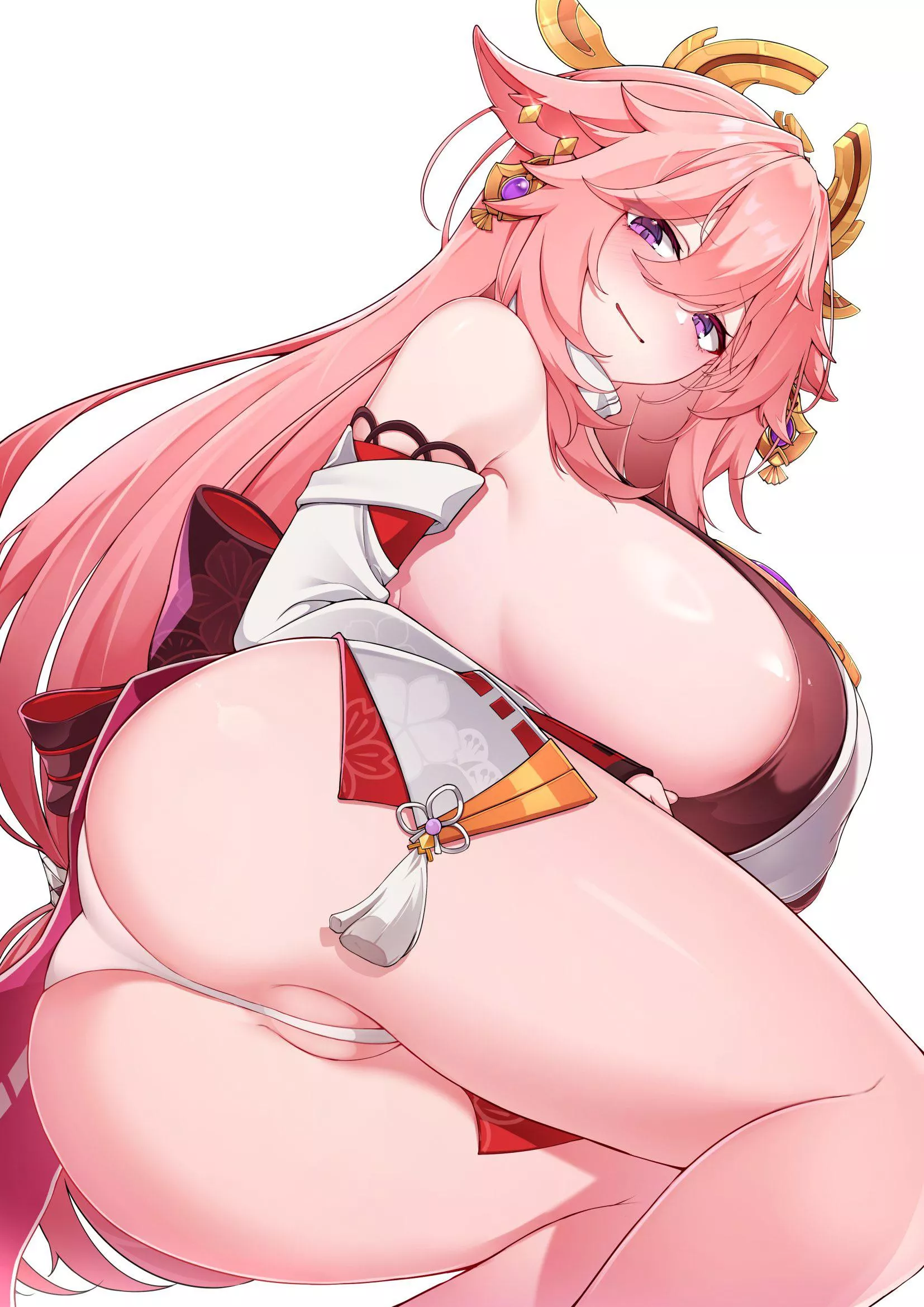 Yae Miko Being A Tease (Genshin Impact)