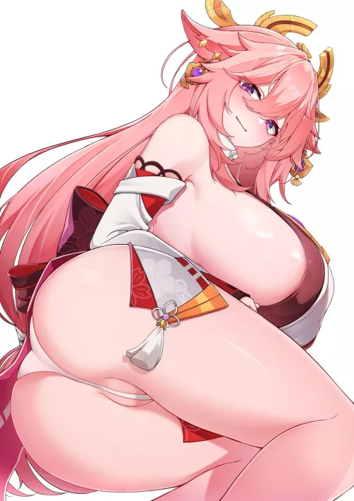 Yae Miko’s Big Booty (Genshin Impact)