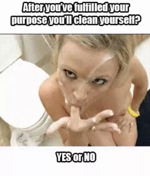 Yes I’m sissy cum maid