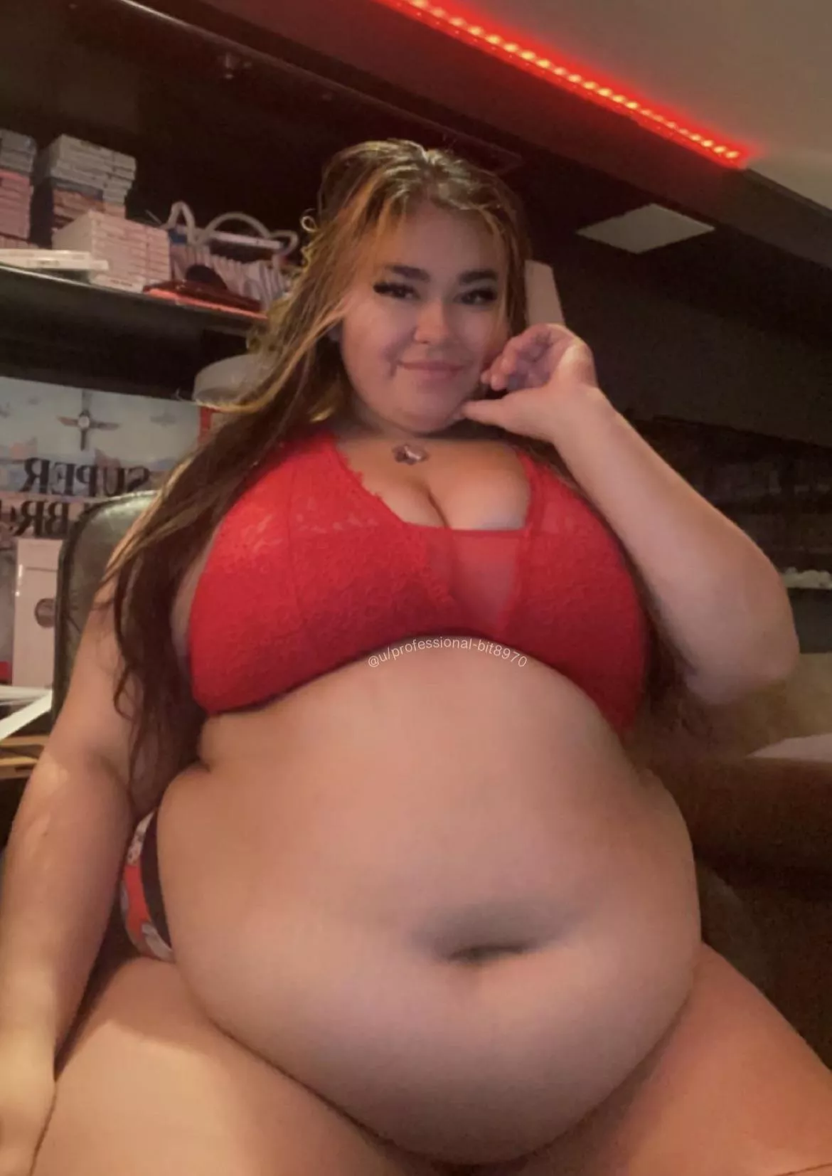 all this stuffing has made my belly so round 🙈