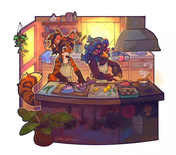 Dinner prep [by me @kayphiart]