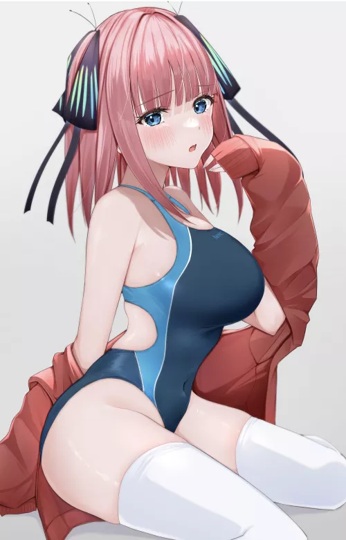 Embarrassed In Her Swimsuit (The Quintessential Quintuplets)