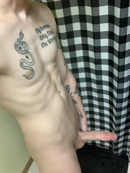 Ever showered with a goth boy?