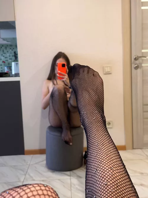 fishnets on or off when we fuck?