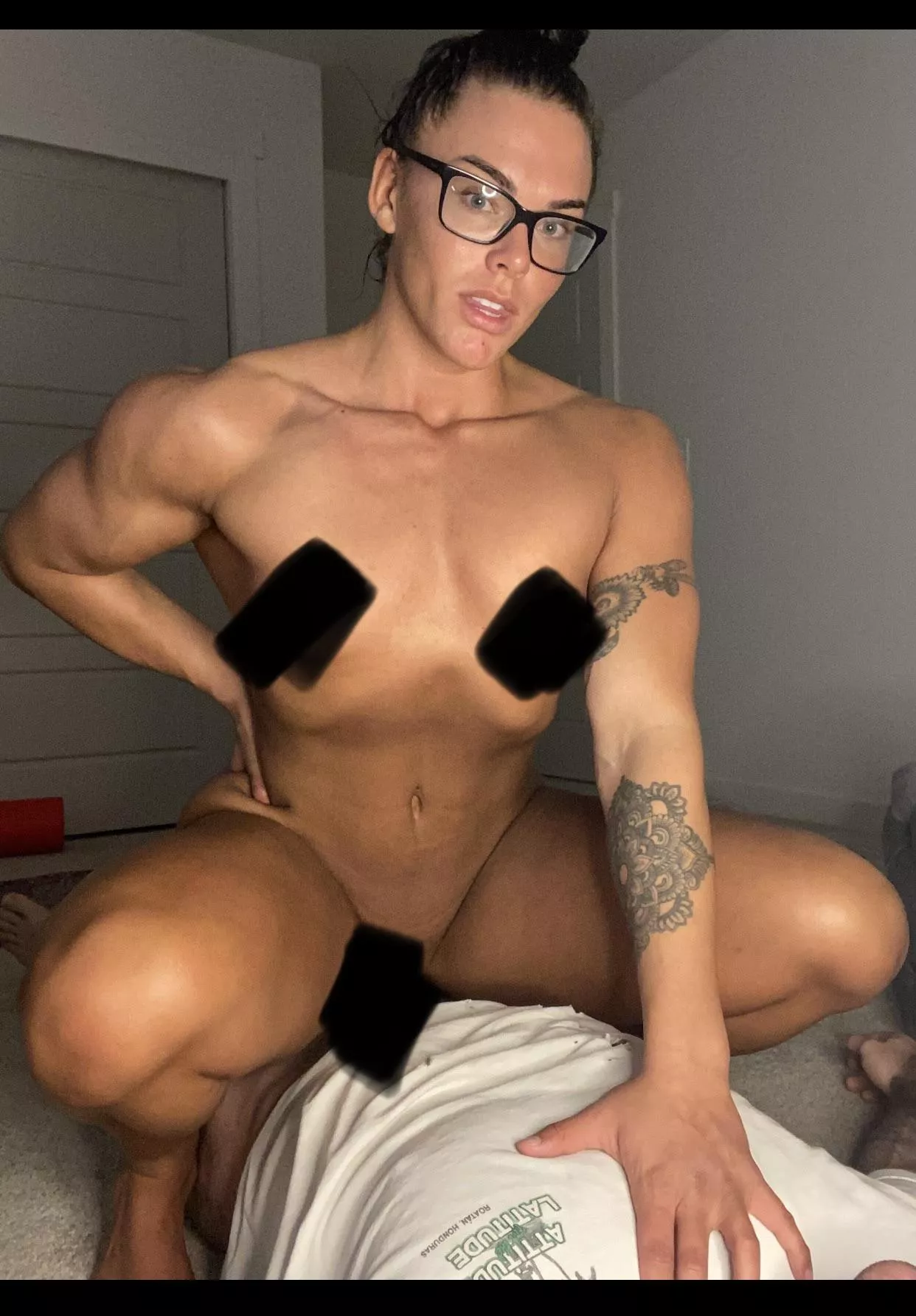 Fit chick riding dick