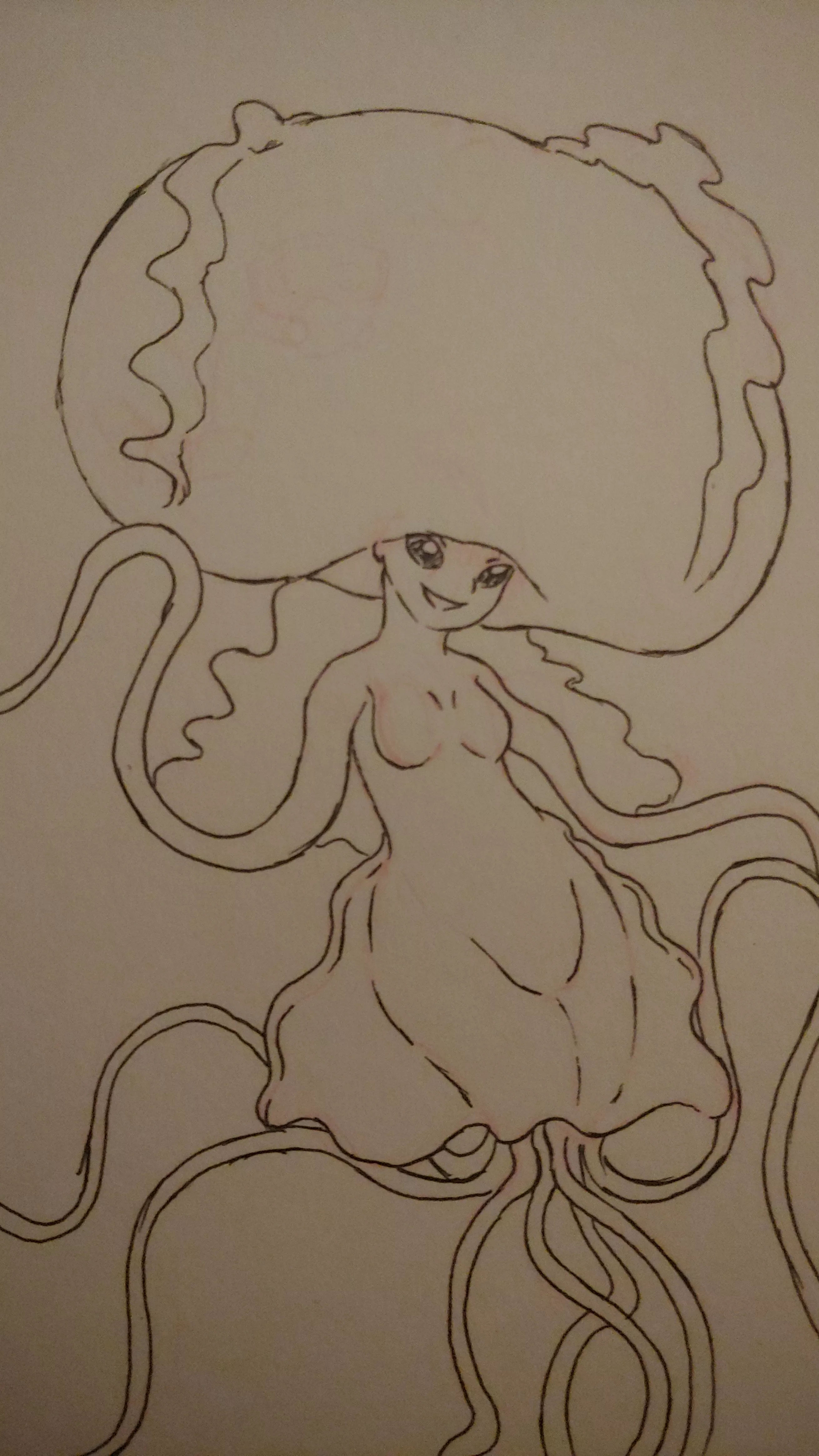 {Image} Jellyfish girl (Art by me)