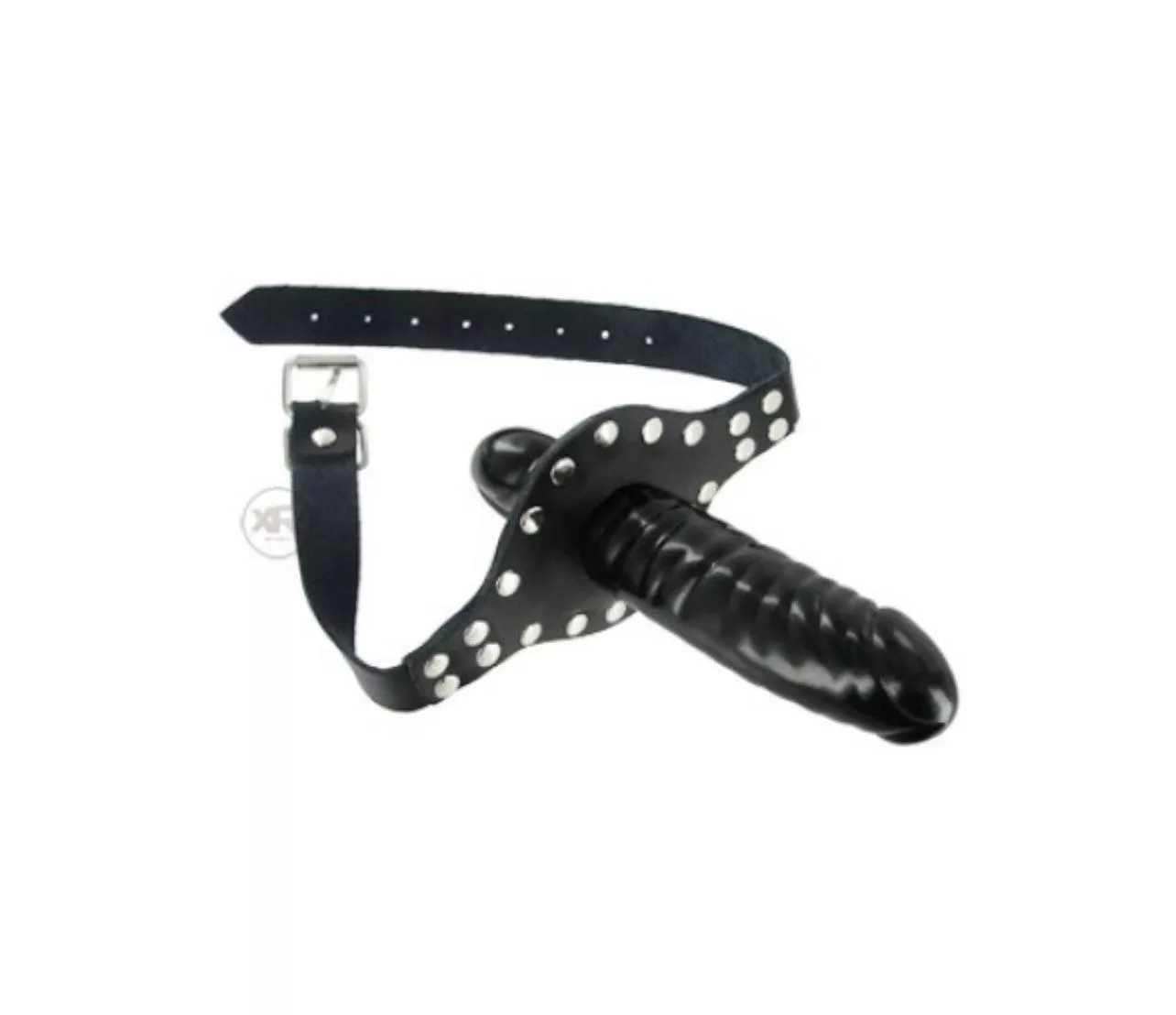 My wife had been gone for a week, left me home in chastity. I picked her up from the airport went home and she locked my wrists to my thighs, nipple clamps, strapped this to my face, sat on my face and rode it until she came. She untied me & went to 