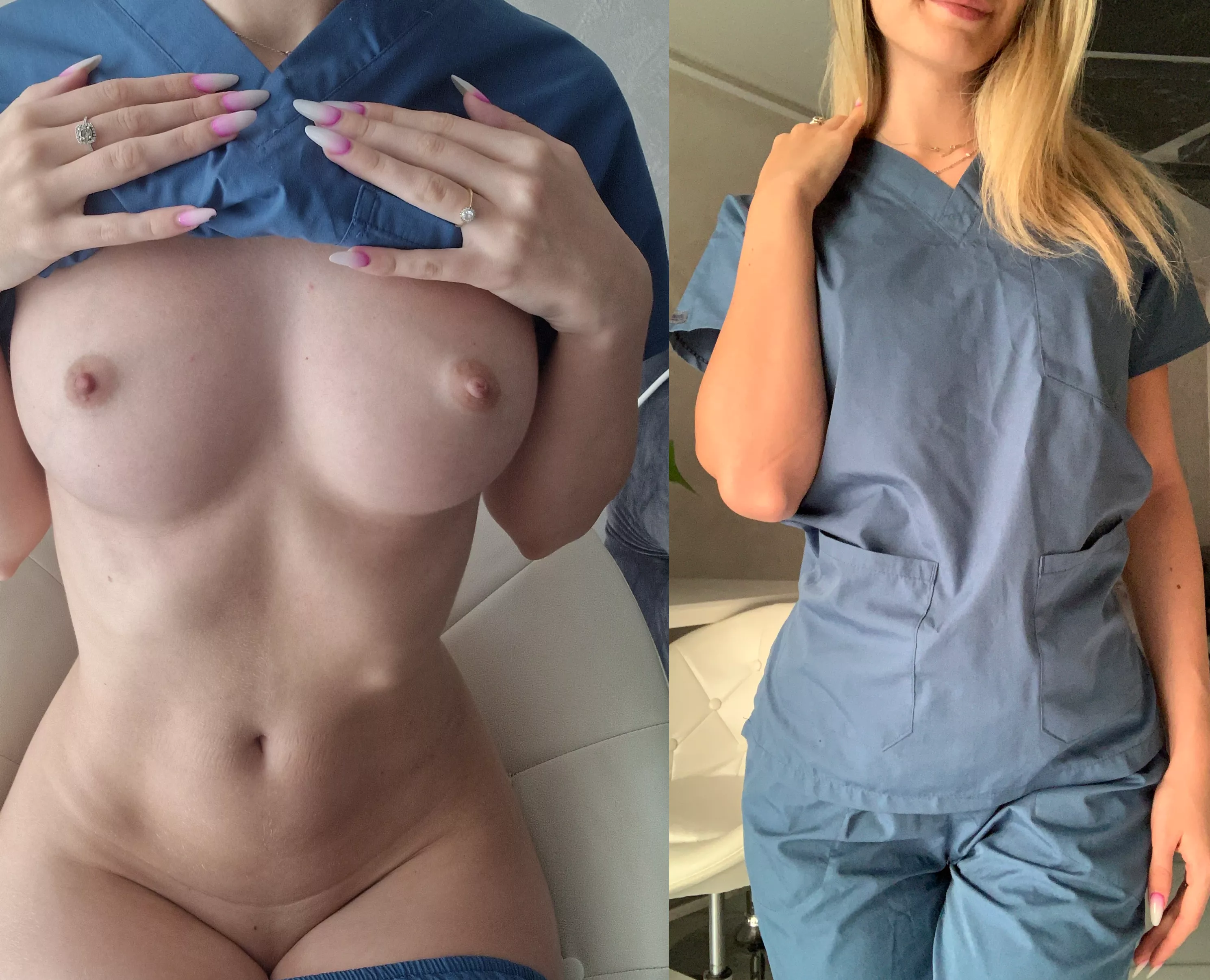 soft nurse boobs to squeeze on