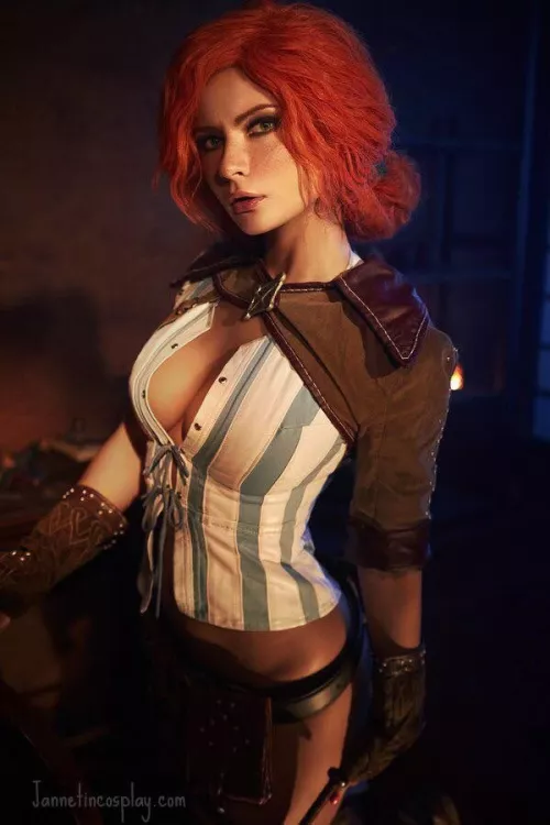 Triss Merigold (The Witcher), cosplay by JannetIncosplay.~