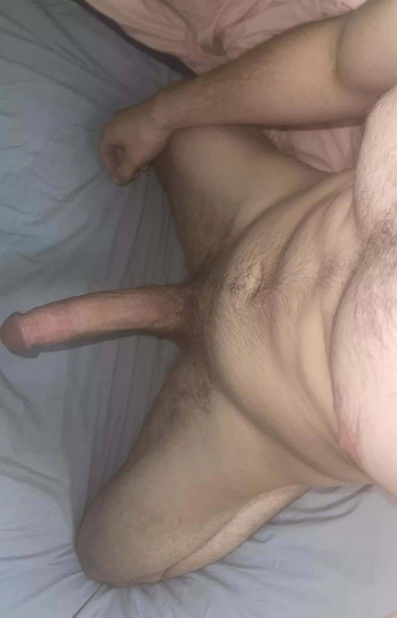 Would you close your eyes and bend over for me?