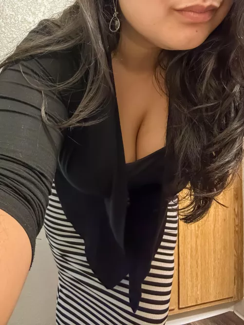 A little bit cleavage is fine, right?