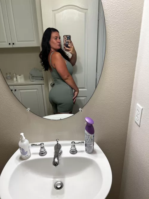 About to go workout in my favorite thong