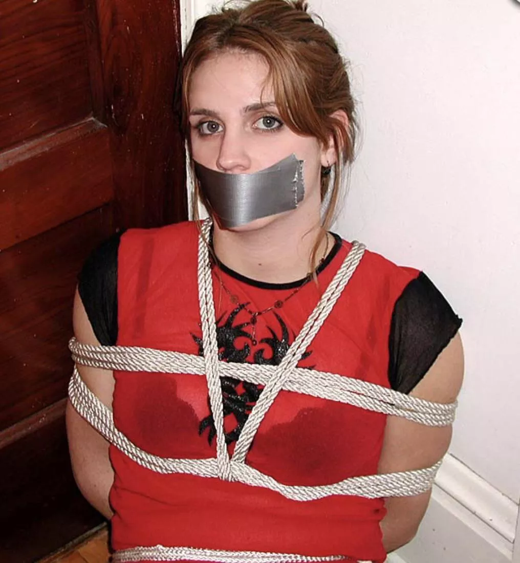 Captured and tape gagged