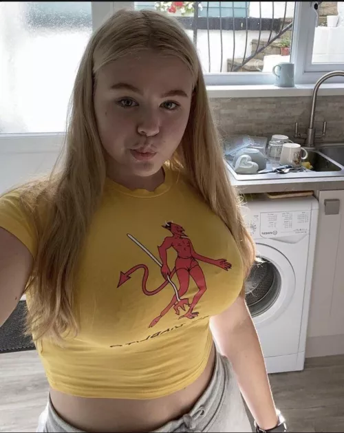 I bet it wasn’t a crop top before