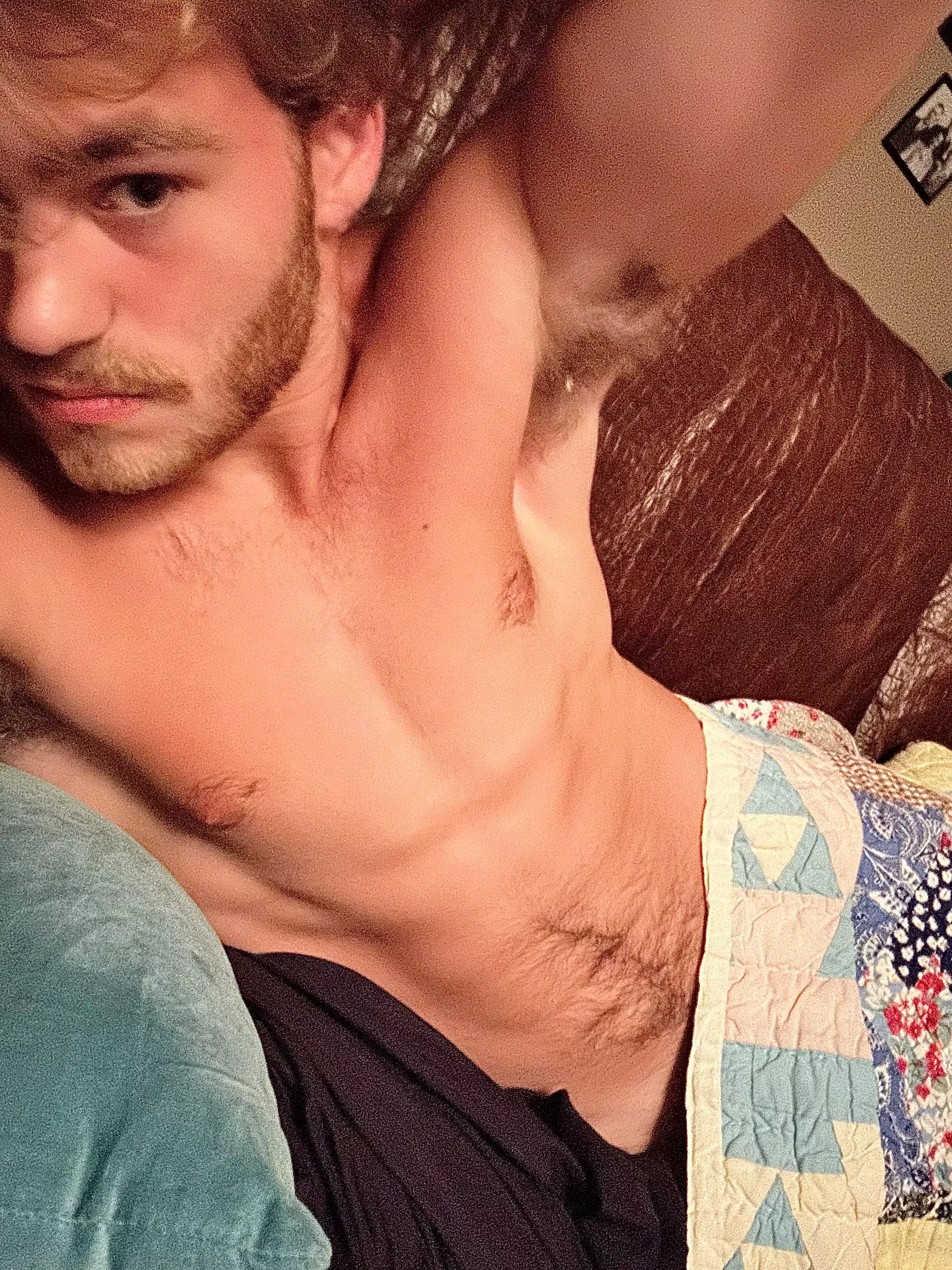 Just a little tug and this blanket falls off 😜