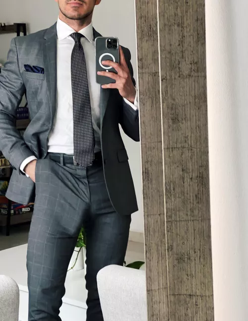 Makes a change from the sweatpants