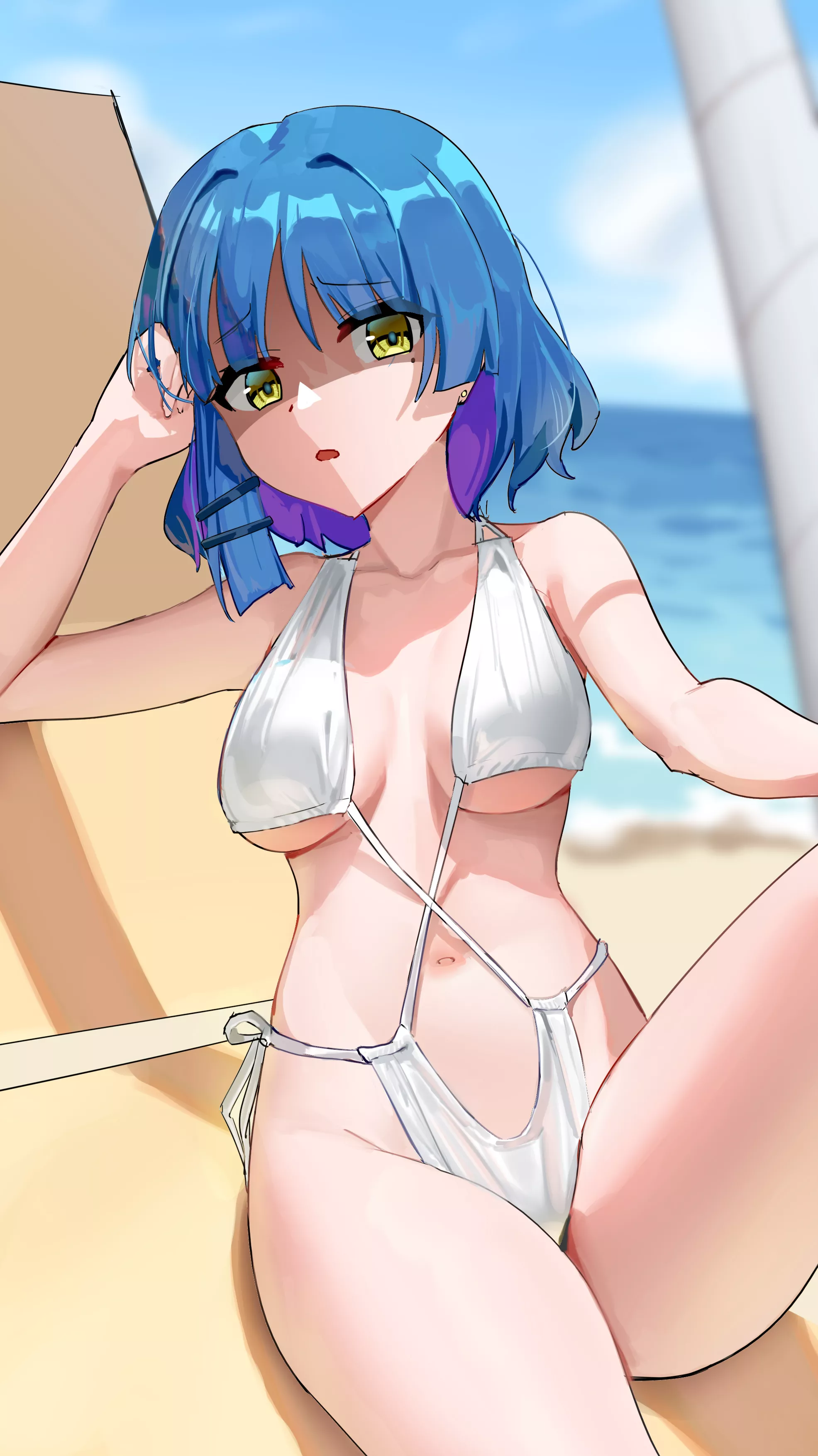 Ryou In Her Swimsuit (Bocchi The Rock)