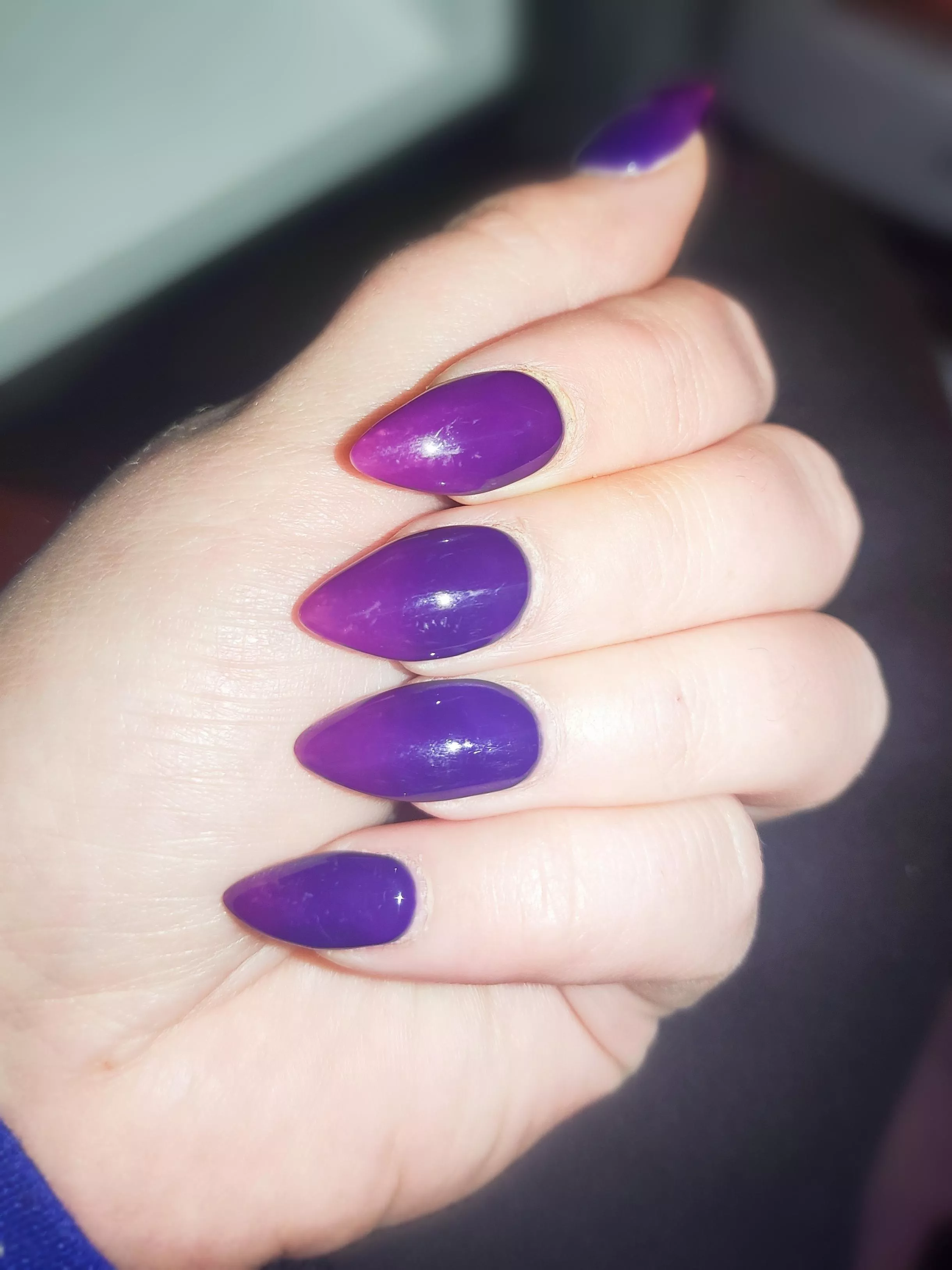 Thermal enamel 😍 with the cold it turns blue, with the fuchsia heat. I'm in love