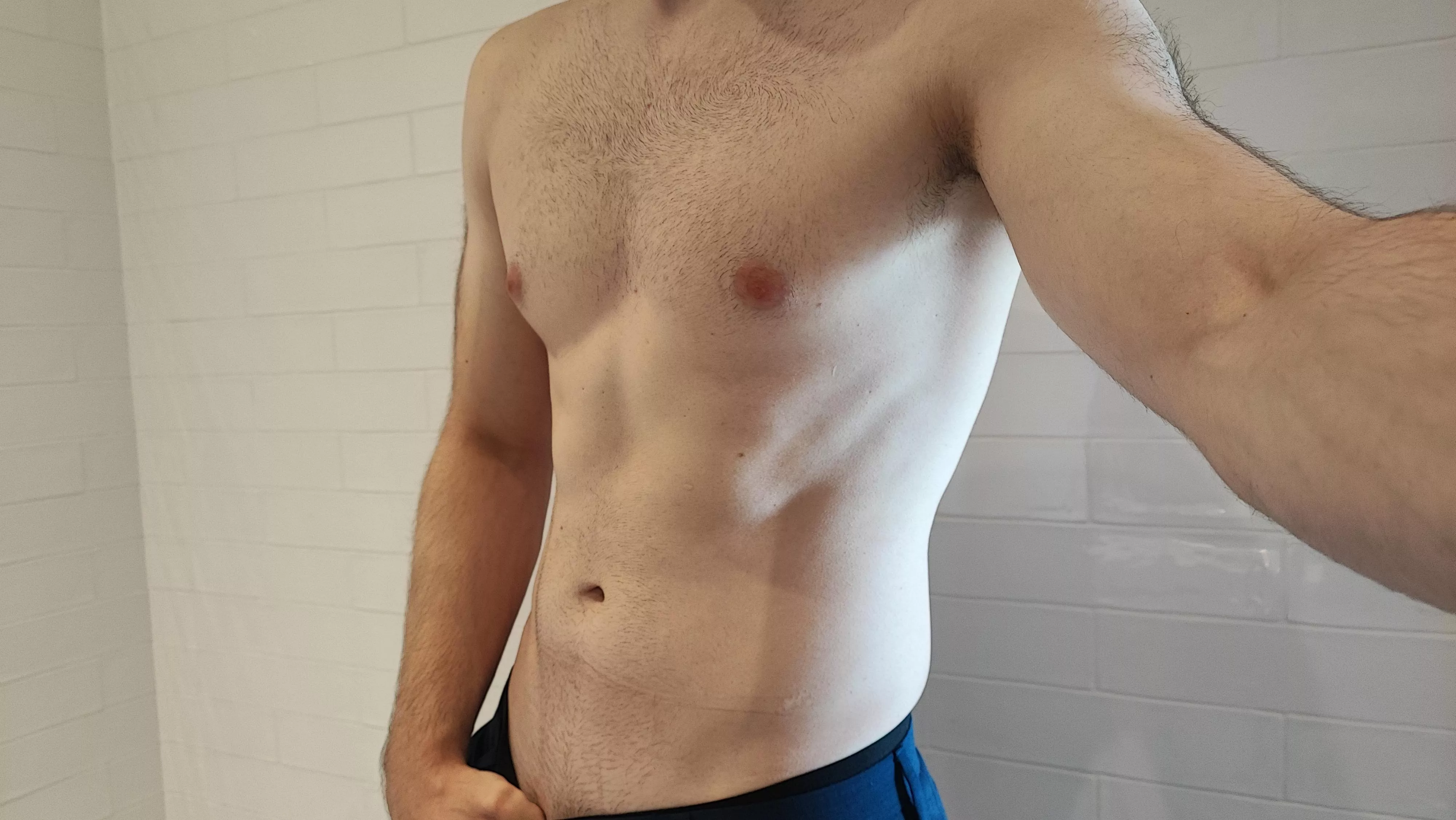 [27] The thought of people getting excited by this gets me so hard. I hope my haircut isn't too short for you...