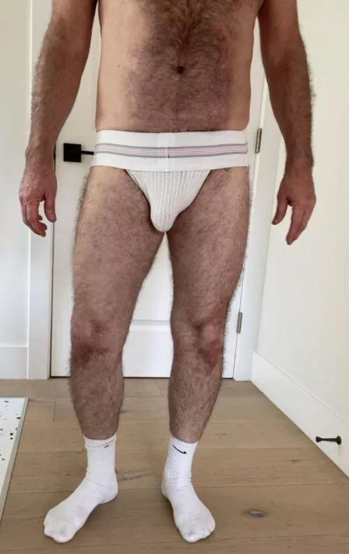 Dad in a jock